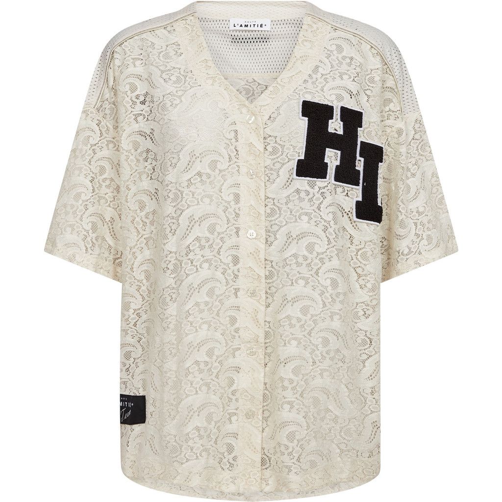 Haute L'Amitié Court Lace T-Shirt