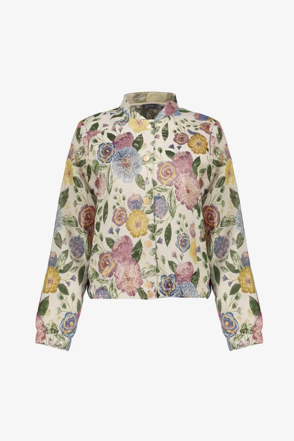 Geisha Bloemen Jacquard Bomber