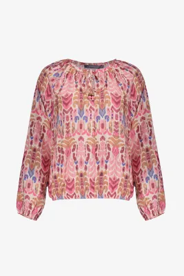 Geisha Gekleurde Blouse