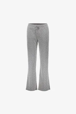Geisha Jacquard Flared Broek