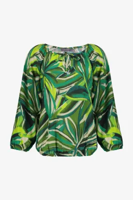 Geisha Blouse met Jungleprint