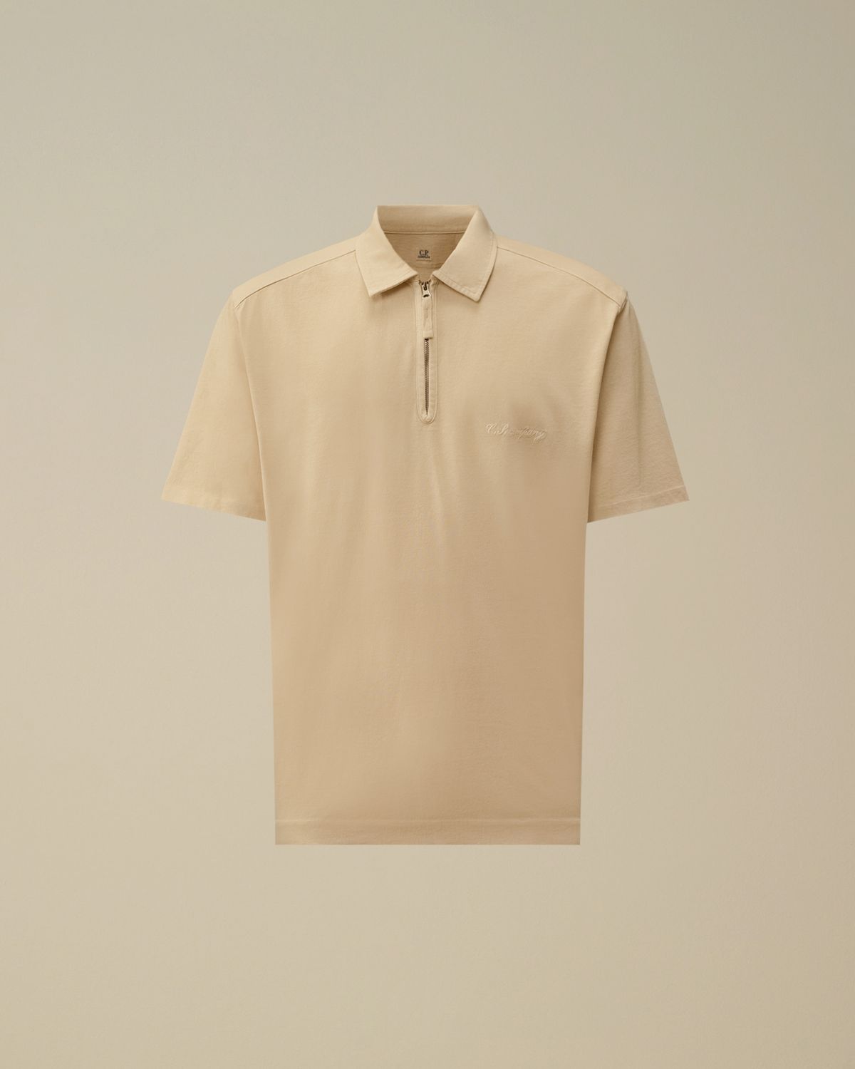 C.P. Company Piquet Half Zip Polo
