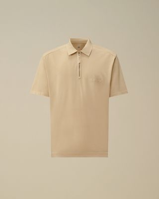 C.P. Company Piquet Half Zip Polo