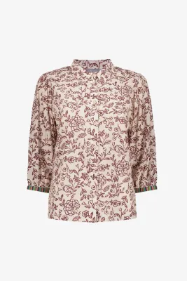 Geisha Bloemetjespatroon Blouse
