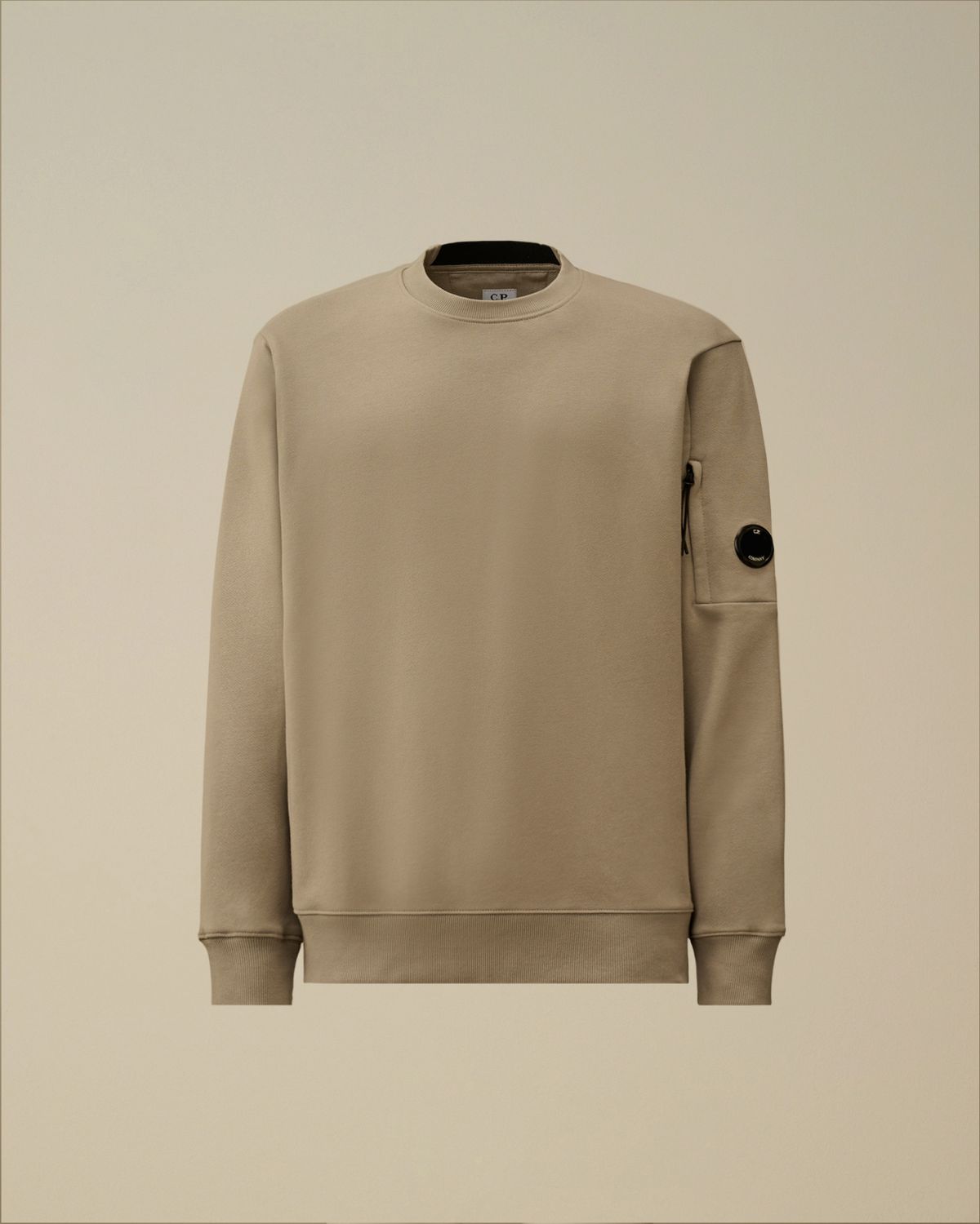 C.P. Company Diagonal Raised Fleece Sweater