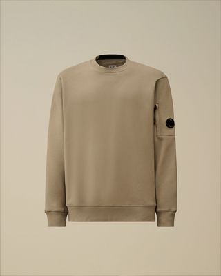 C.P. Company Diagonal Raised Fleece Sweater