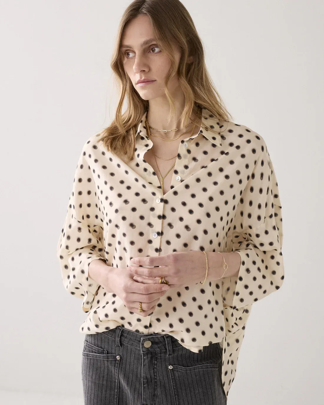 Summum Stippenblouse