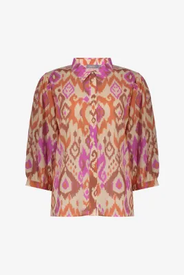 Geisha Roze Oranje Blouse