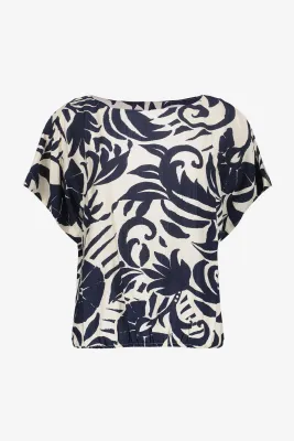 Geisha Top met Bloemen
