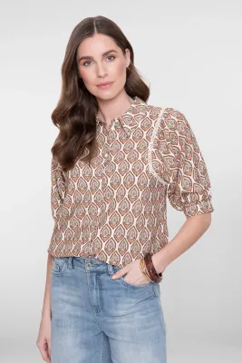 Geisha Blouse met Print