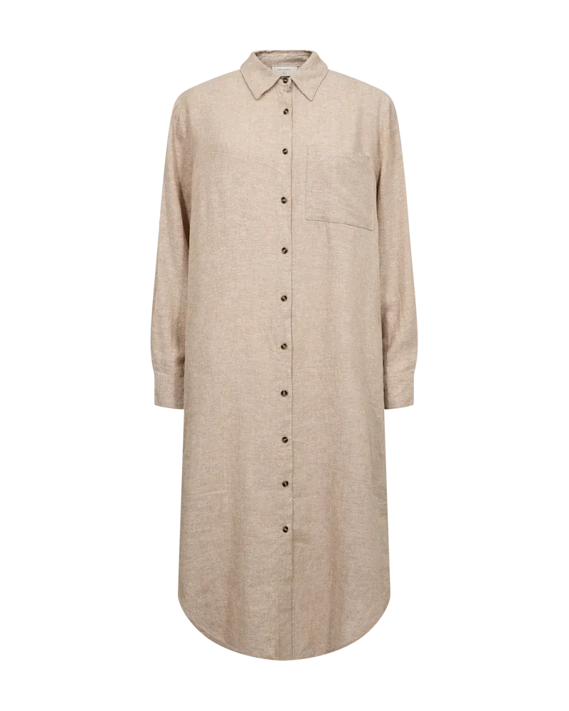 Freequent Lava Linnen Jurk