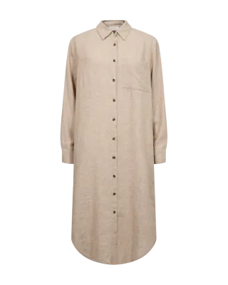 Freequent Lava Linnen Jurk