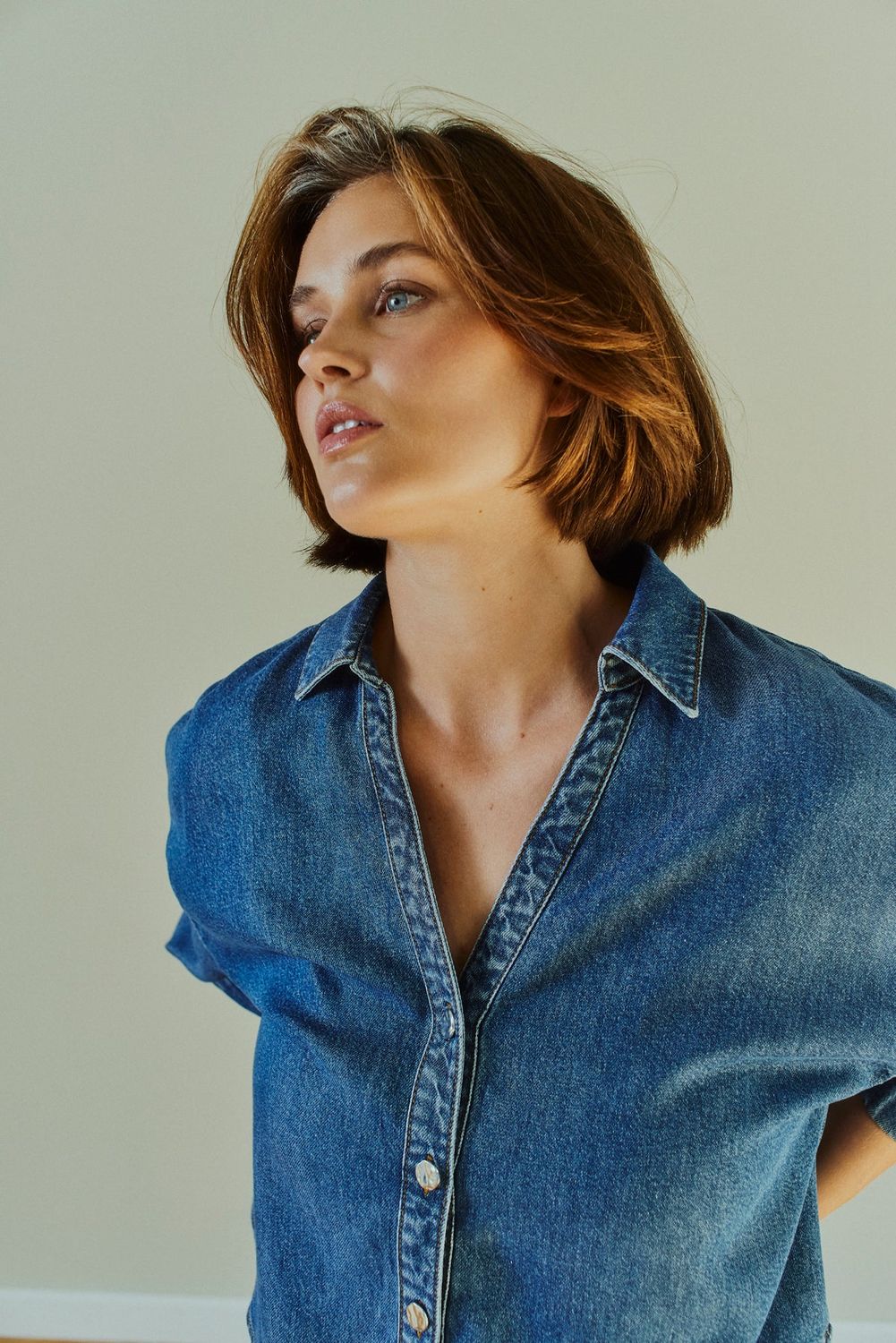 Freequent Milo Denim Blouse