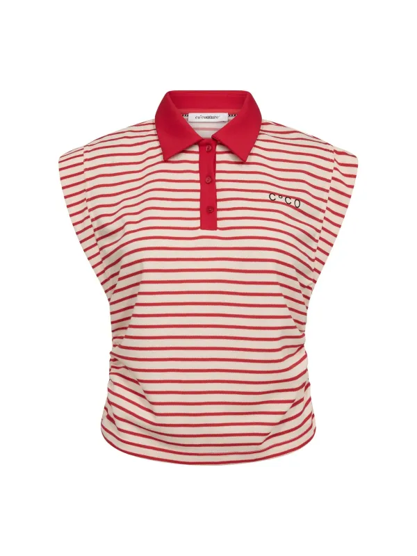 Co'Couture Norma Stripe Polo