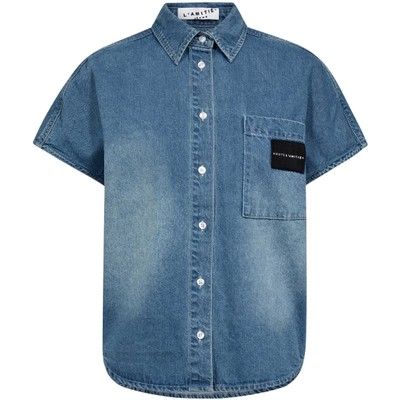 Haute L'Amitie Denim Blouse