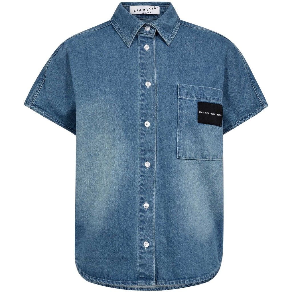 Haute L'Amitie Denim Blouse