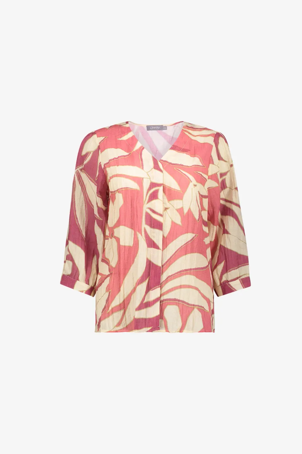Geisha Tropische Bladprint Blouse