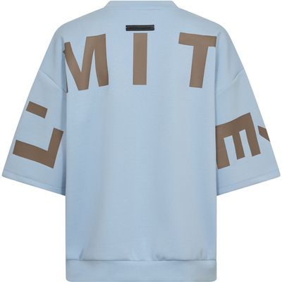 Haute L'Amitie Maxi Split Logo Sweat T-Shirt