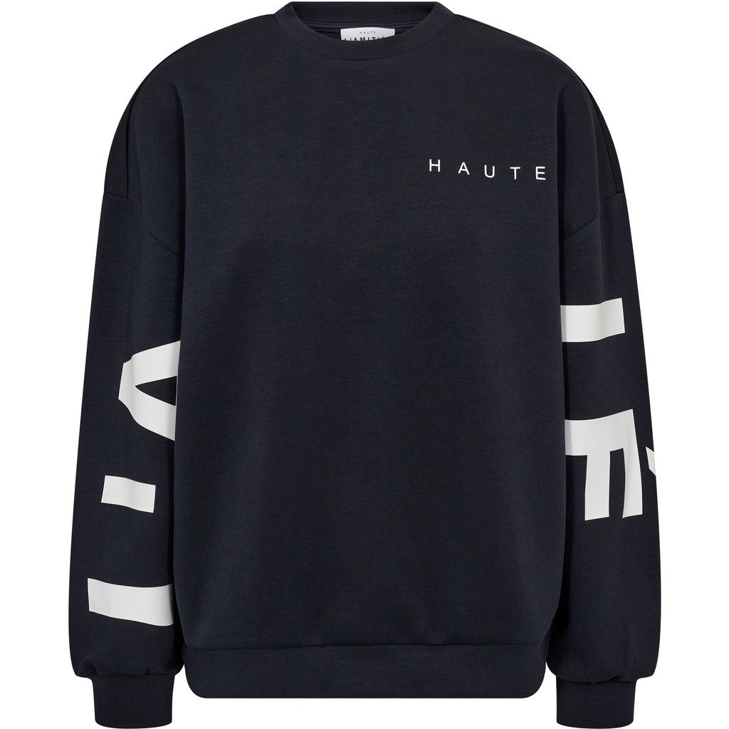 Haute L'Amitie Maxi Split Logo Sweater