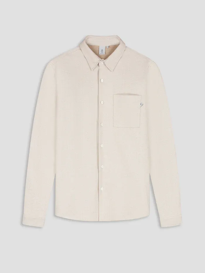 Law of the Sea Troy Soft Herringbone Blouse