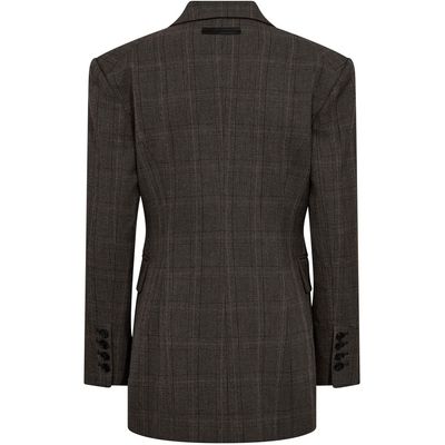 Haute L'Amitié Waist Fit Check Blazer