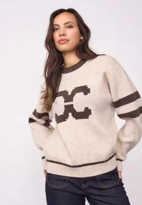 Co'Couture Row Coco Logo Trui