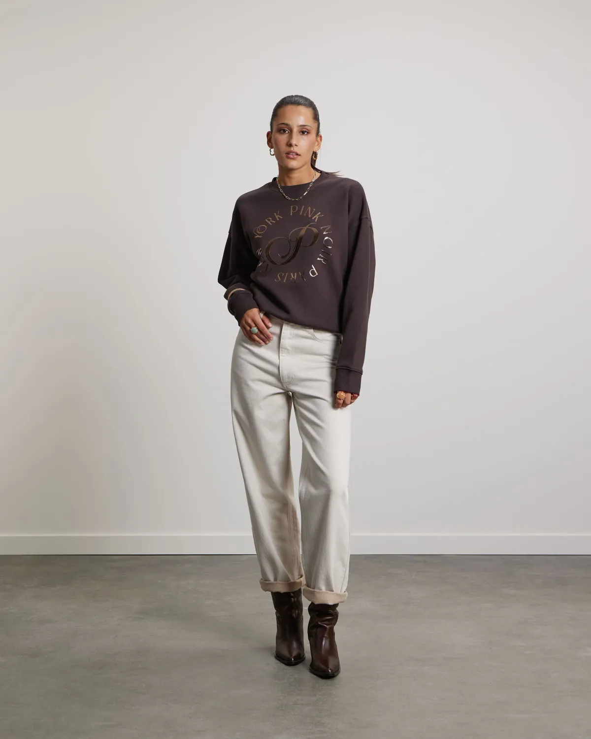 Pink Noir Merci Sweater