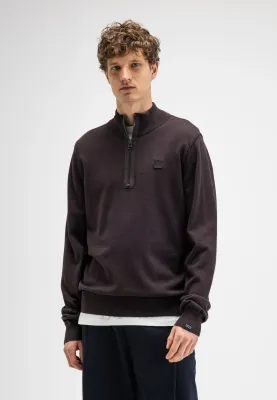 Butcher Of Blue Clifden Co Half Zip Trui