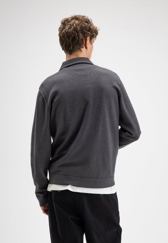 Butcher Of Blue Clifden Zip Polo Trui