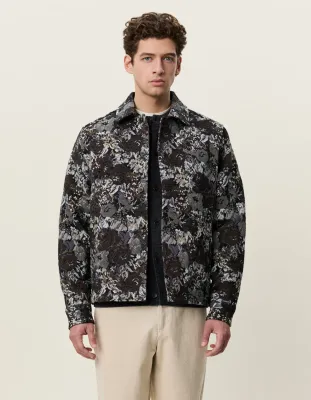 Les Deux Rose Jacquard Overshirt