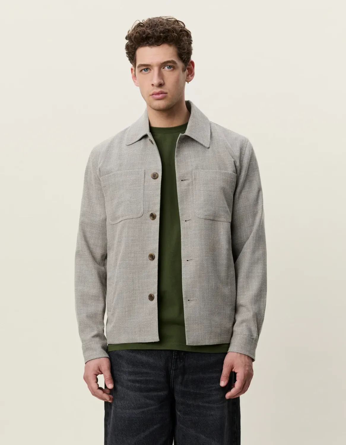 Les Deux Melange Overshirt