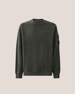 C.P. Company Brushed Diagonal Fleece Sweater
