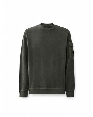 C.P. Company Brushed Diagonal Fleece Sweater
