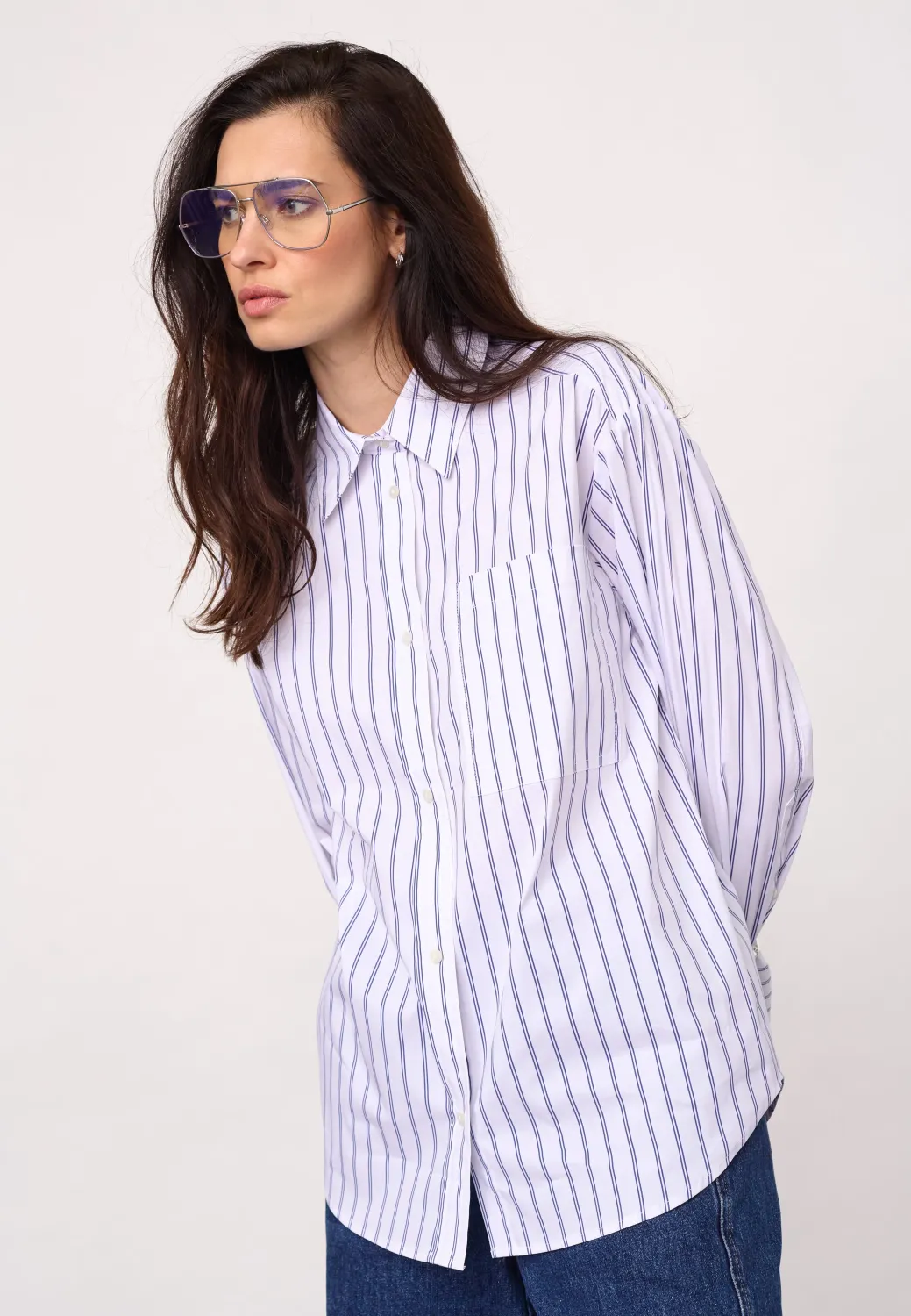 Co'Couture Somo Stripe Blouse