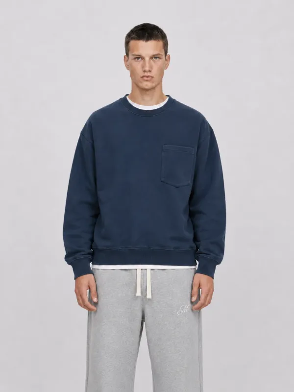 Mansour Paris College Pocket Sweater