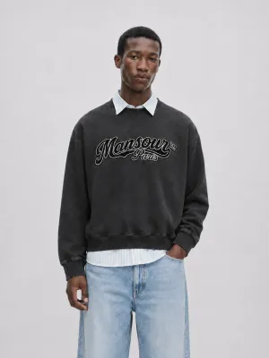 Mansour Felt Embroidery Sweater