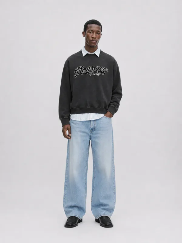 Mansour Felt Embroidery Sweater