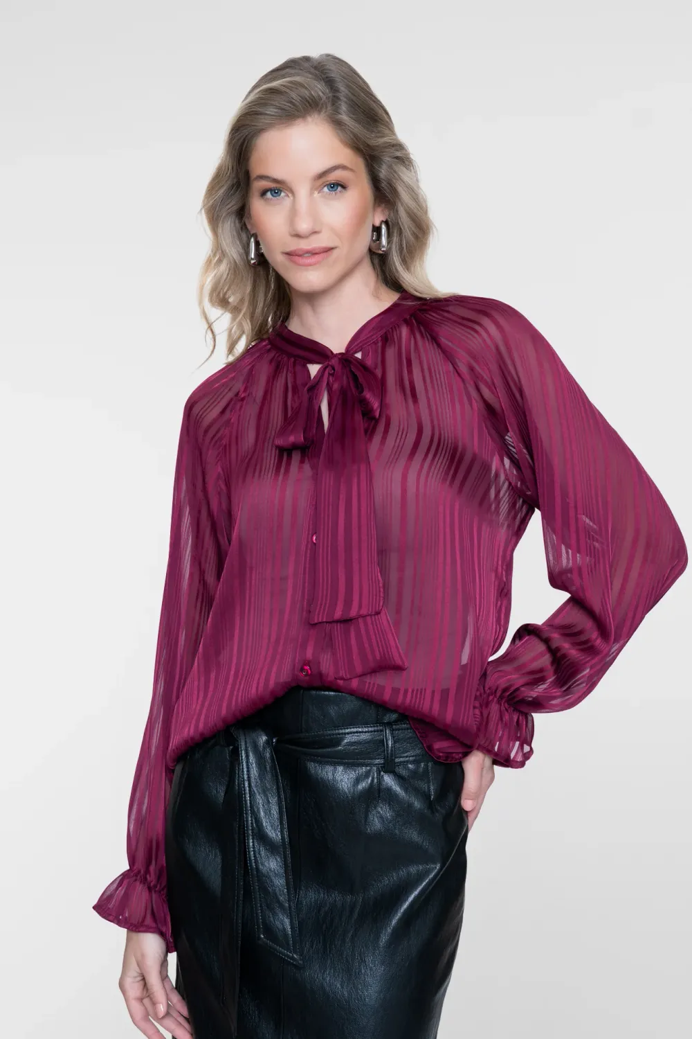 Geisha Semi-Transparante Blouse
