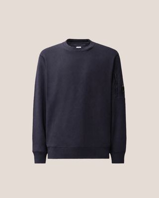 C.P. Company Diagonal Raised Fleece Sweater