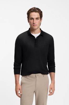 BOSS Black Lancione Trui met Polokraag