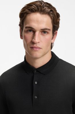 BOSS Black Lancione Trui met Polokraag