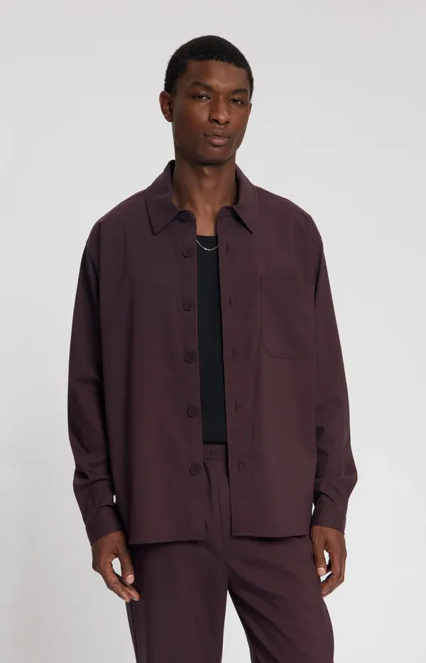 Law of the Sea Hapi Brushed Twill Overshirt