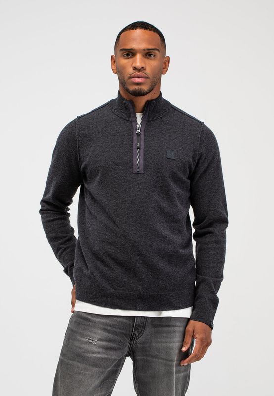 Butcher of Blue Clifden Half Zip Trui