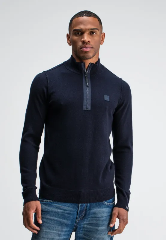 Butcher of Blue Clifden Half Zip Trui