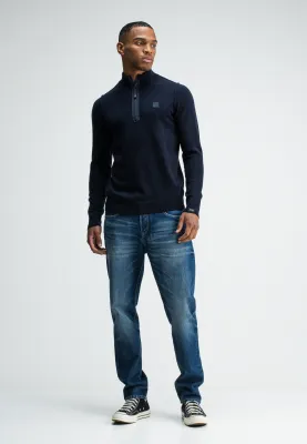 Butcher of Blue Clifden Half Zip Trui