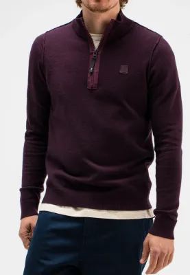 Butcher of Blue Clifden Half Zip Trui