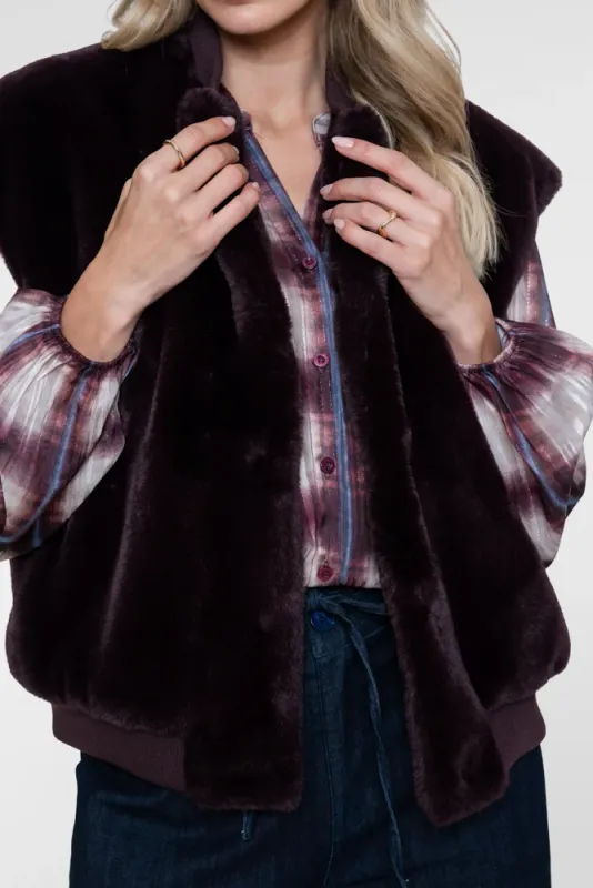 Geisha Faux Fur Gilet