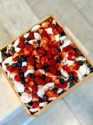 Poffertjes (mini pancake) platter 