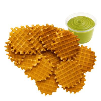 Waffle chips &amp; Pistachio