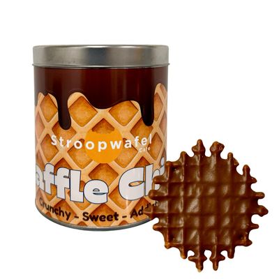 Chocolate Waffle Chips Tin